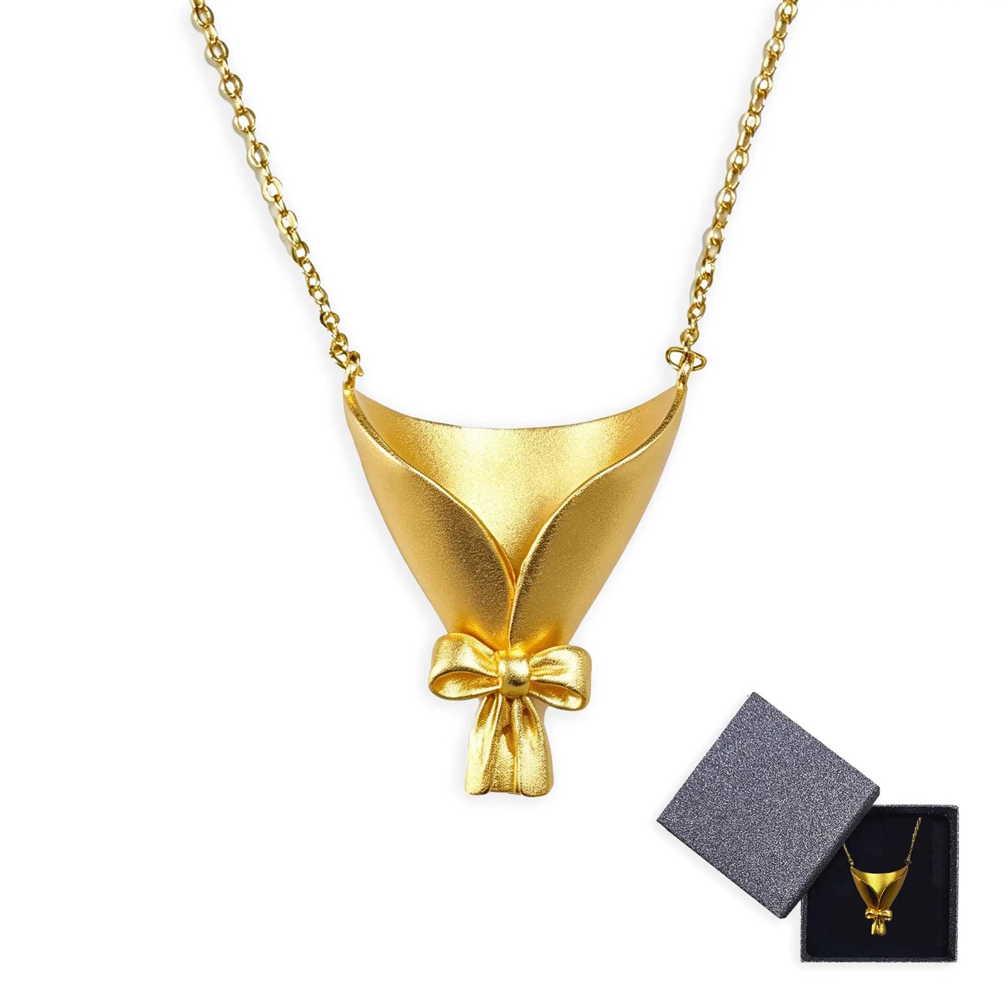 DIY Bouquet Necklace Create your own custom floral accessory by inserting dried or fresh stems. Holiday gifts for friends and family