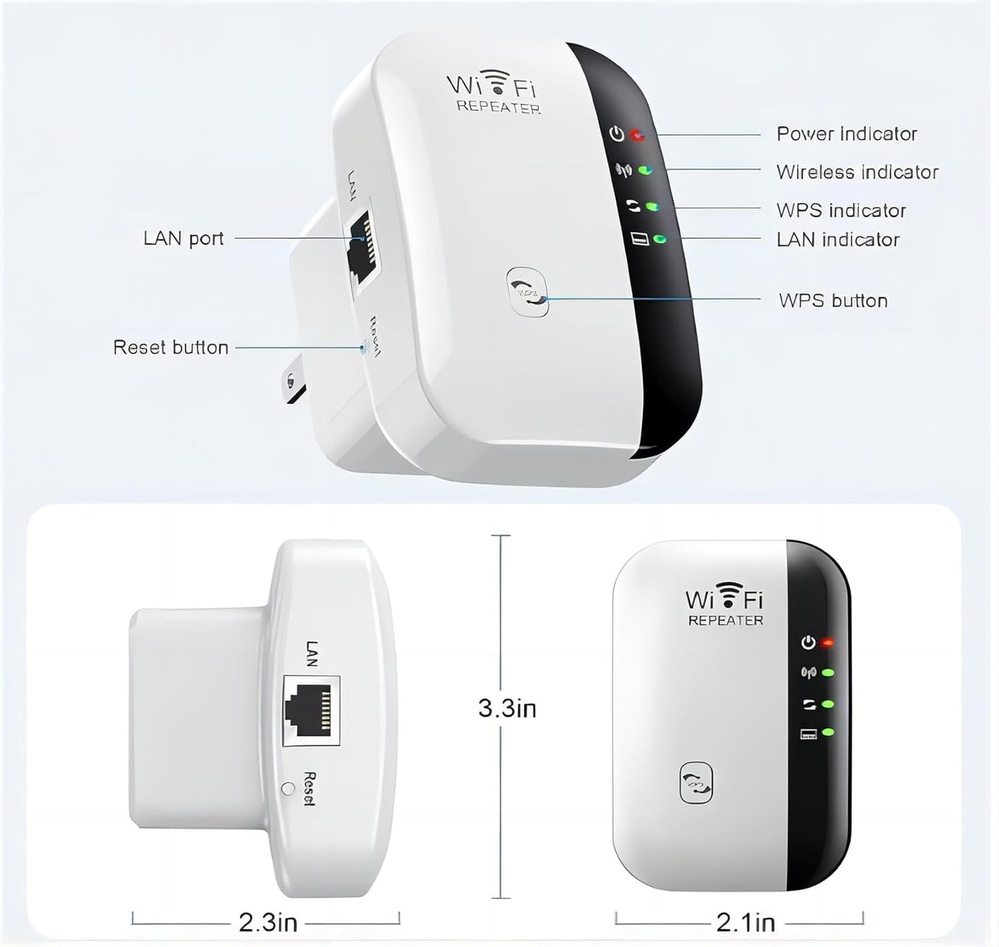 2026 WiFi Extenders Signal Booster for Home Up to 5000 sq.ft & 40 Devices Wireless Repeater