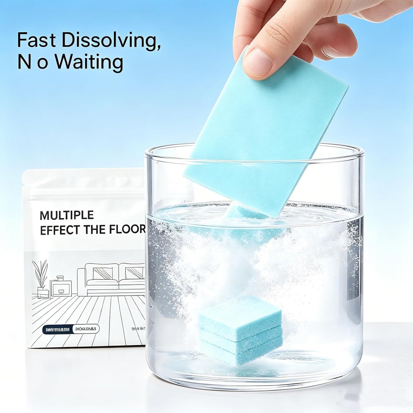 100 Piece Multi-Effect Multi-Material Floor Cleaning Sheets