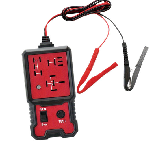 12-24V Automotive Relay Tester Kit with Test Leads, Fuse & Socket Tester