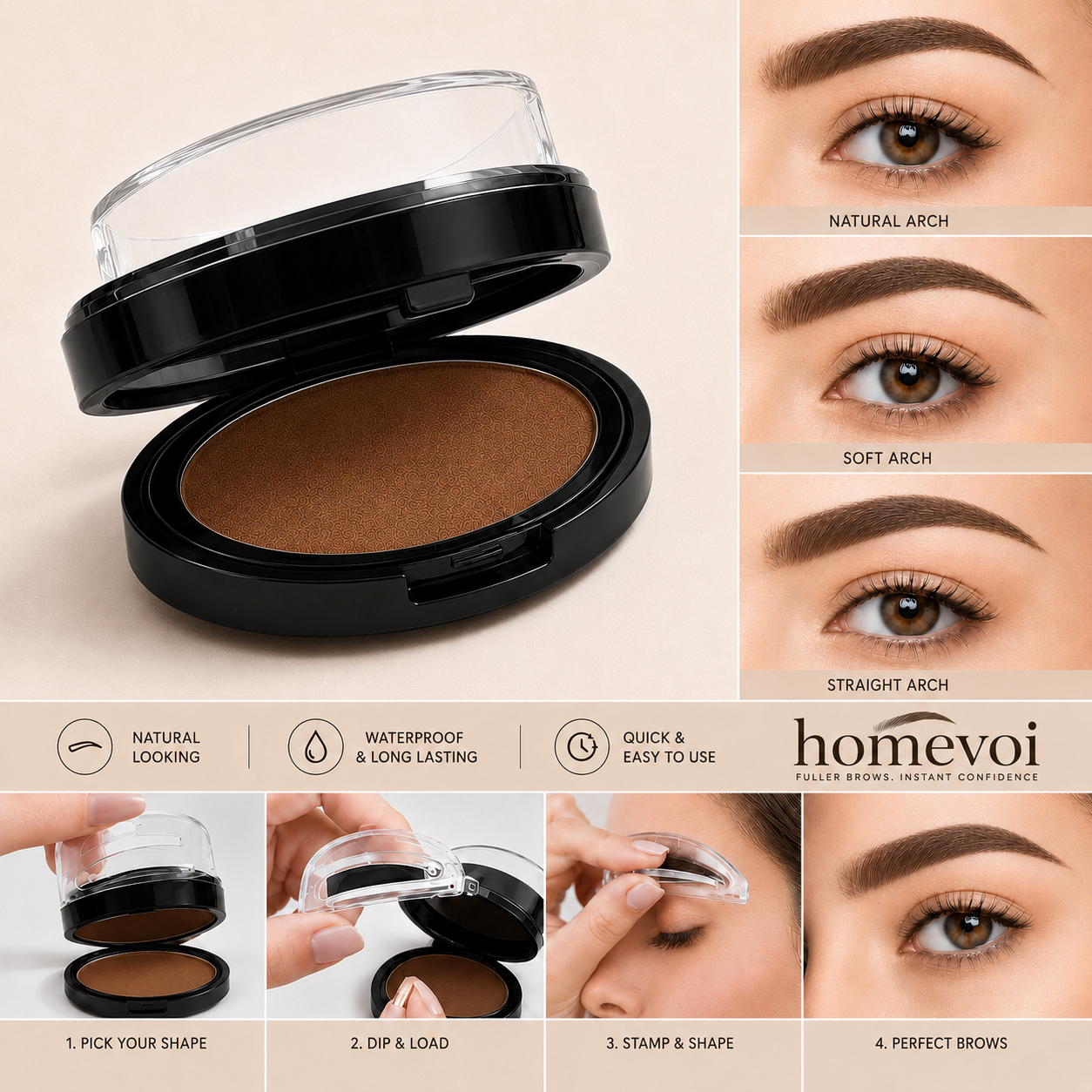 Homevoi™ - Perfect Eyebrows in 5 seconds