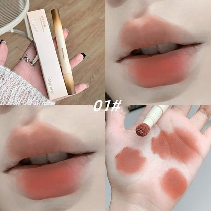 4-Piece Velvet Matte Lip Crayon Set - Waterproof,Kiss-Proof, and Smudge-Proof Lip Makeup Collection