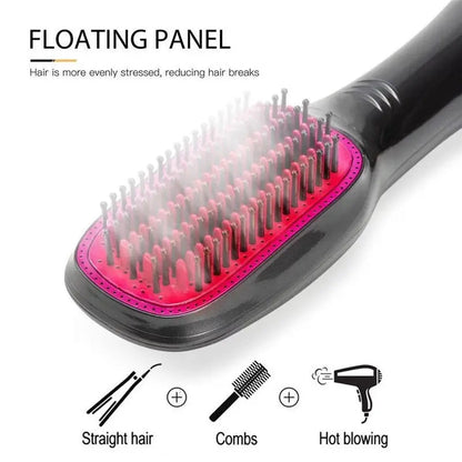 One-Step Hair Dryer and Styler, All-in-One Hair Brush Straightener