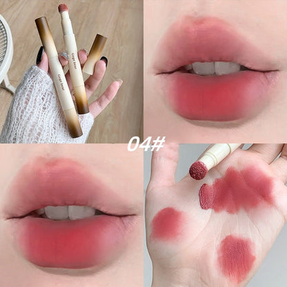 4-Piece Velvet Matte Lip Crayon Set - Waterproof,Kiss-Proof, and Smudge-Proof Lip Makeup Collection