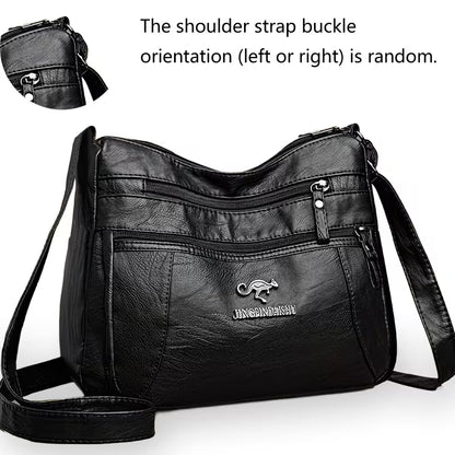 🔥 FLASH SALE: 50% OFF! ✨Women's Leather Crossbody Bag – Versatile Multi-Function Purse for Everyday Use