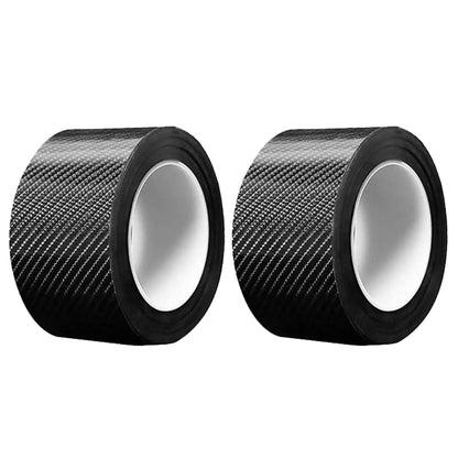 Car 3D Carbon Fiber Vinyl Tape, Anti-Scratch Self Adhesive Door Entry Guards Vinyl Overlay Wrap Roll
