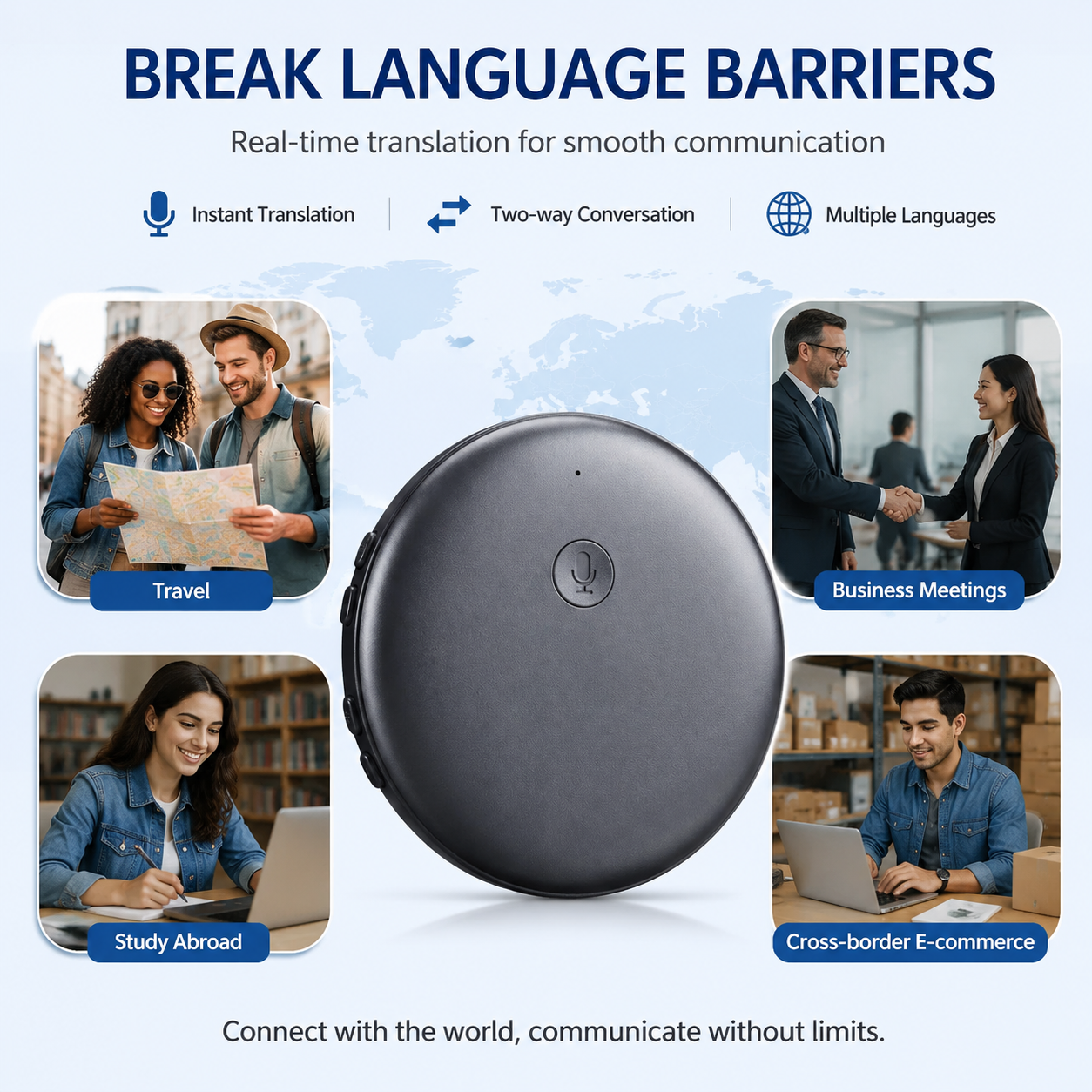 Al Intelligent Translator Multi-language Translation Simultaneous Interpretation