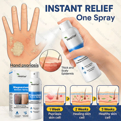 🔥Nreoeo® Magnesium Botanic Spray – Advanced Skin Recovery for Psoriasis & Eczema | Rapid Soothing, Steroid-Free
