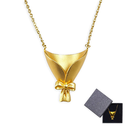 DIY Bouquet Necklace Create your own custom floral accessory by inserting dried or fresh stems. Holiday gifts for friends and family