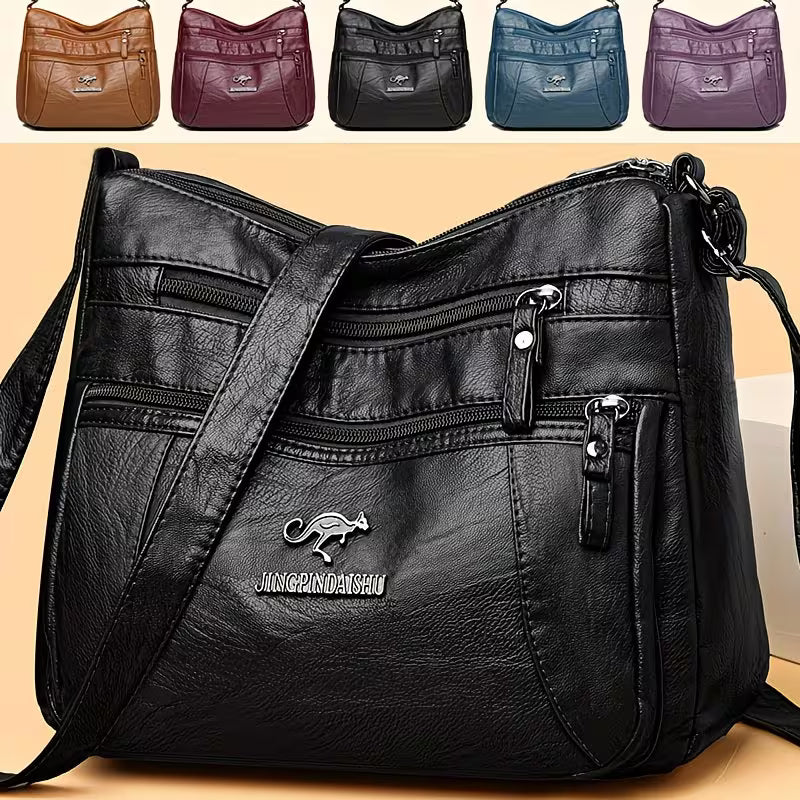 🔥 FLASH SALE: 50% OFF! ✨Women's Leather Crossbody Bag – Versatile Multi-Function Purse for Everyday Use