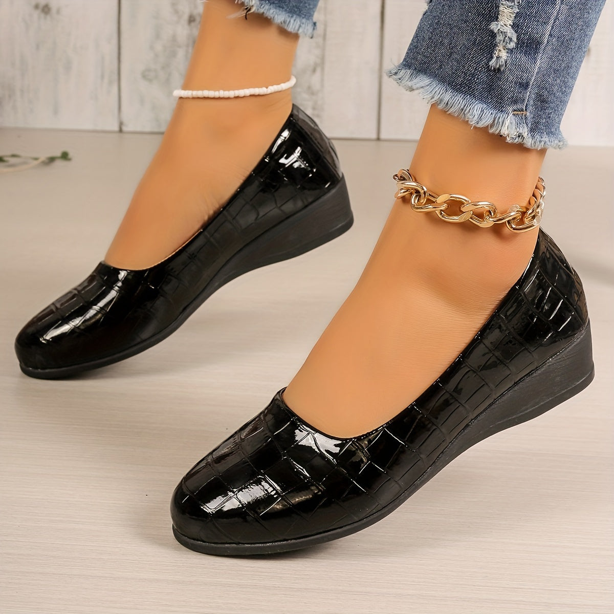 Orthopedic leather shoes, Lightweight, Anti-Slip