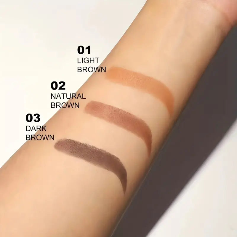 6-Color Eyebrow Powder Kit with Stamp and Stencil