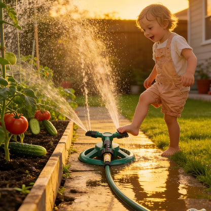 Automatic 360 Rotating  Lawn & Garden Sprinkler for Large Area Coverage