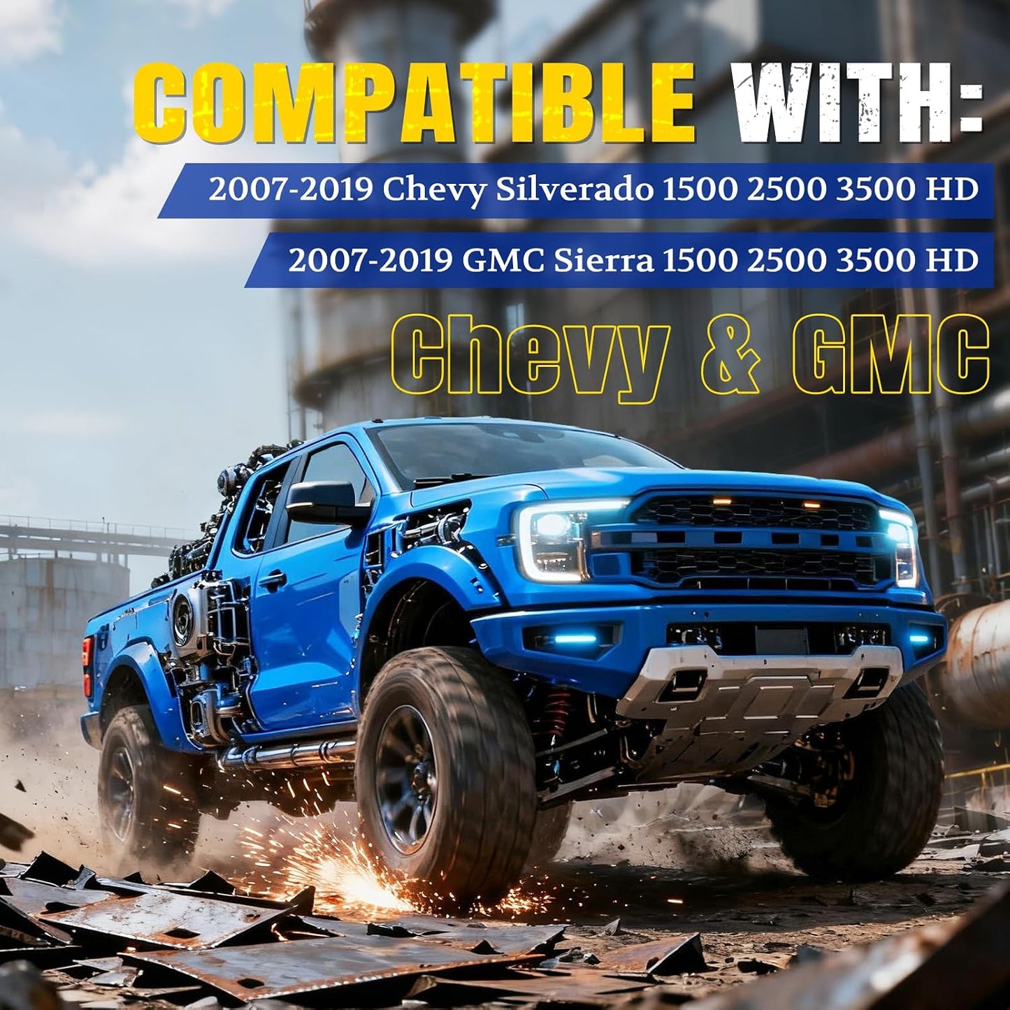 Tailgate Assist Soft Open for Chevy Silverado & GMC Sierra 2007-2019