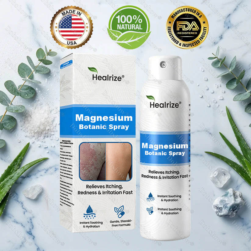 🔥Nreoeo® Magnesium Botanic Spray – Advanced Skin Recovery for Psoriasis & Eczema | Rapid Soothing, Steroid-Free