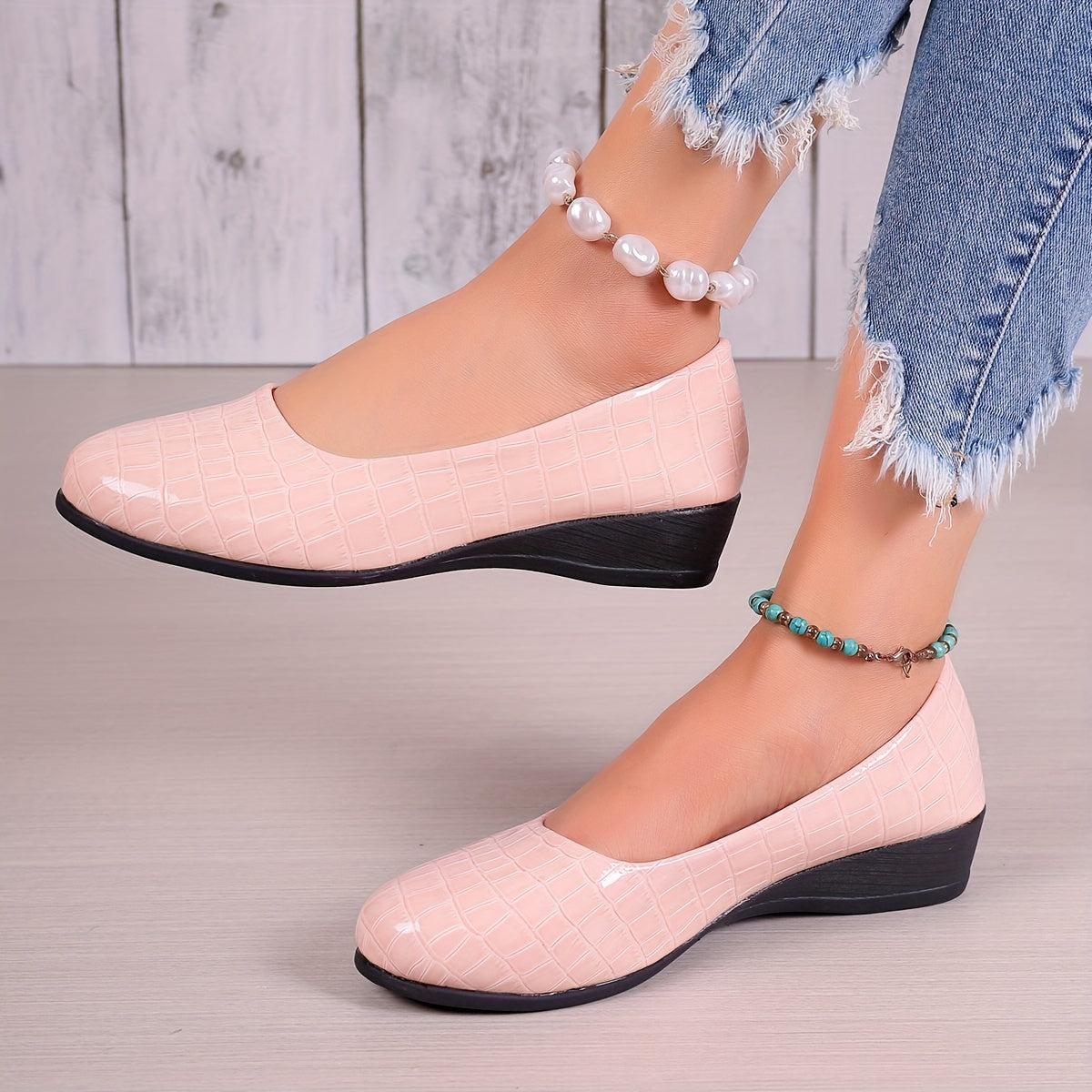 Orthopedic leather shoes, Lightweight, Anti-Slip
