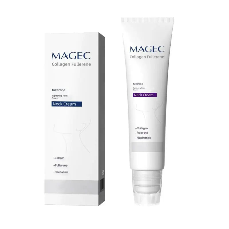 【BUY 1 GET 1 FREE】Reduces Wrinkles and Double Chin,Five Rollers for All Around Massage,Collagen Neck Cream,RelievesEdema,Suitable for Wrinkled Skin,with HyaluronicAcid,VitaminC+E , Body Care,