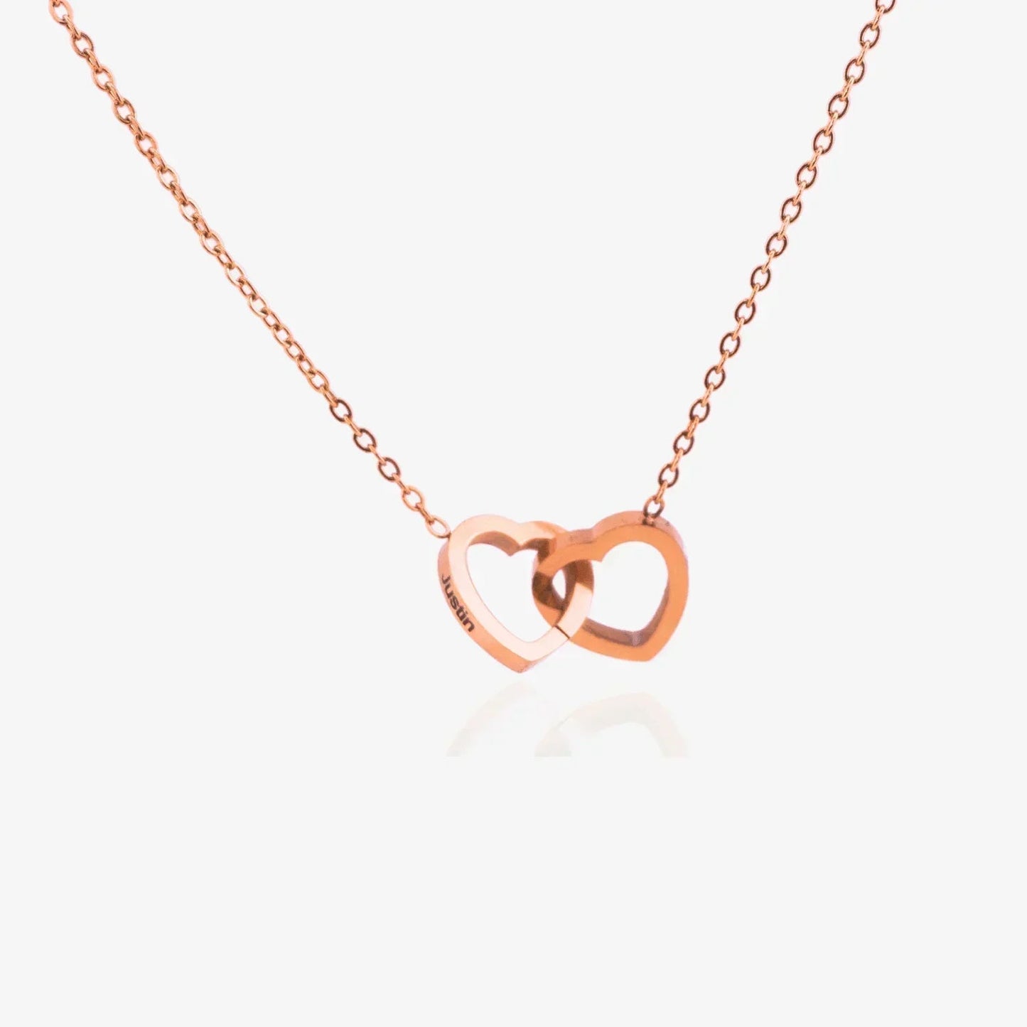 Eternal Rose Bear with Engraved Necklace