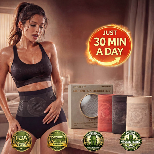 💝NREOEO®Moringa & Berberine 4-in-1 Microparticle Sculpting & Fat-Burning Shorts