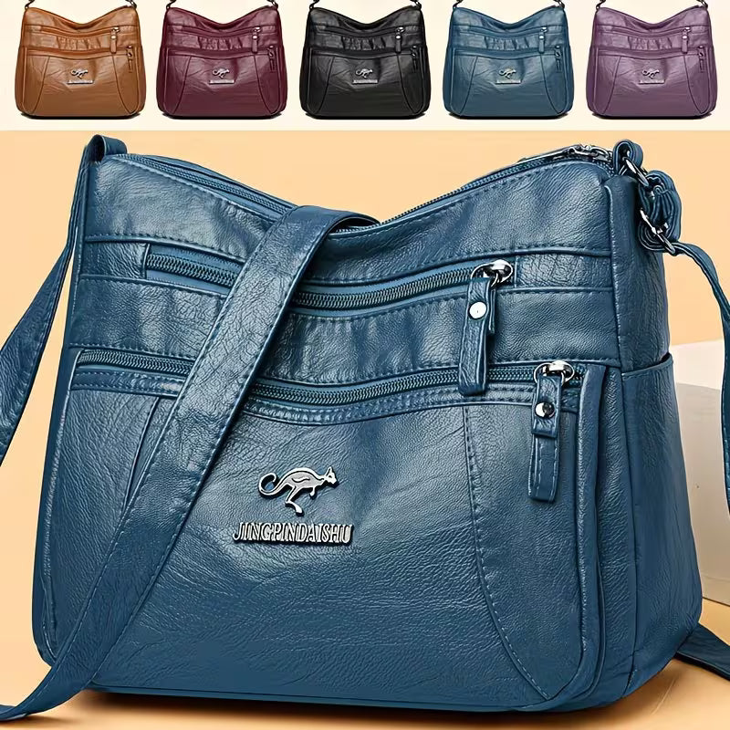 🔥 FLASH SALE: 50% OFF! ✨Women's Leather Crossbody Bag – Versatile Multi-Function Purse for Everyday Use