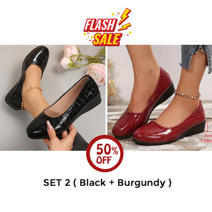 Orthopedic leather shoes, Lightweight, Anti-Slip