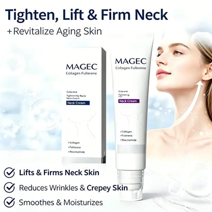 【BUY 1 GET 1 FREE】Reduces Wrinkles and Double Chin,Five Rollers for All Around Massage,Collagen Neck Cream,RelievesEdema,Suitable for Wrinkled Skin,with HyaluronicAcid,VitaminC+E , Body Care,
