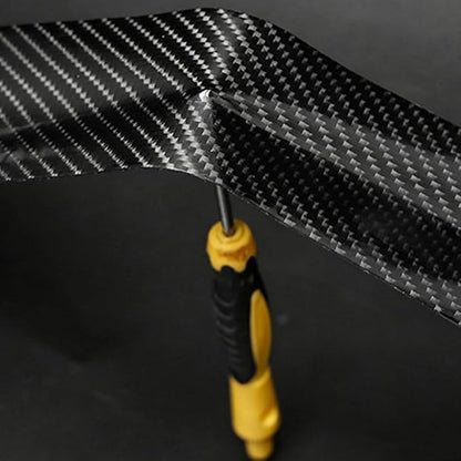 Car 3D Carbon Fiber Vinyl Tape, Anti-Scratch Self Adhesive Door Entry Guards Vinyl Overlay Wrap Roll