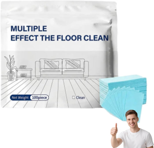 100 Piece Multi-Effect Multi-Material Floor Cleaning Sheets