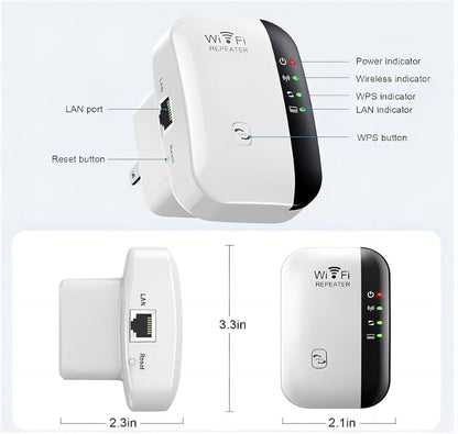 2026 WiFi Extenders Signal Booster for Home Up to 5000 sq.ft & 40 Devices Wireless Repeater