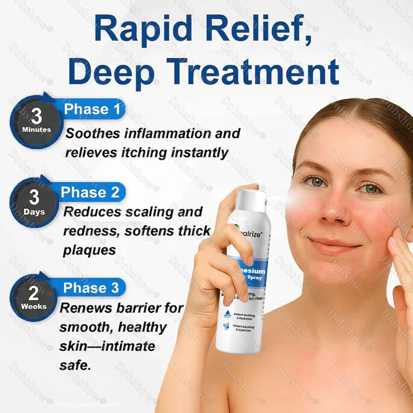 🔥Nreoeo® Magnesium Botanic Spray – Advanced Skin Recovery for Psoriasis & Eczema | Rapid Soothing, Steroid-Free
