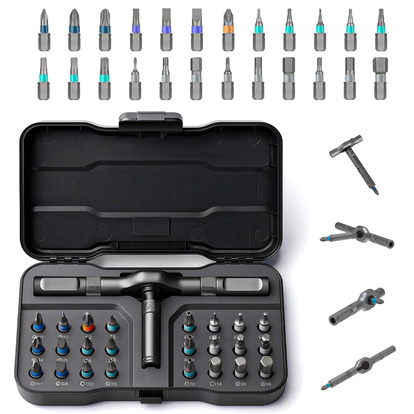 2026 New 24 in 1 Magnetic Ratchet Screwdriver Set