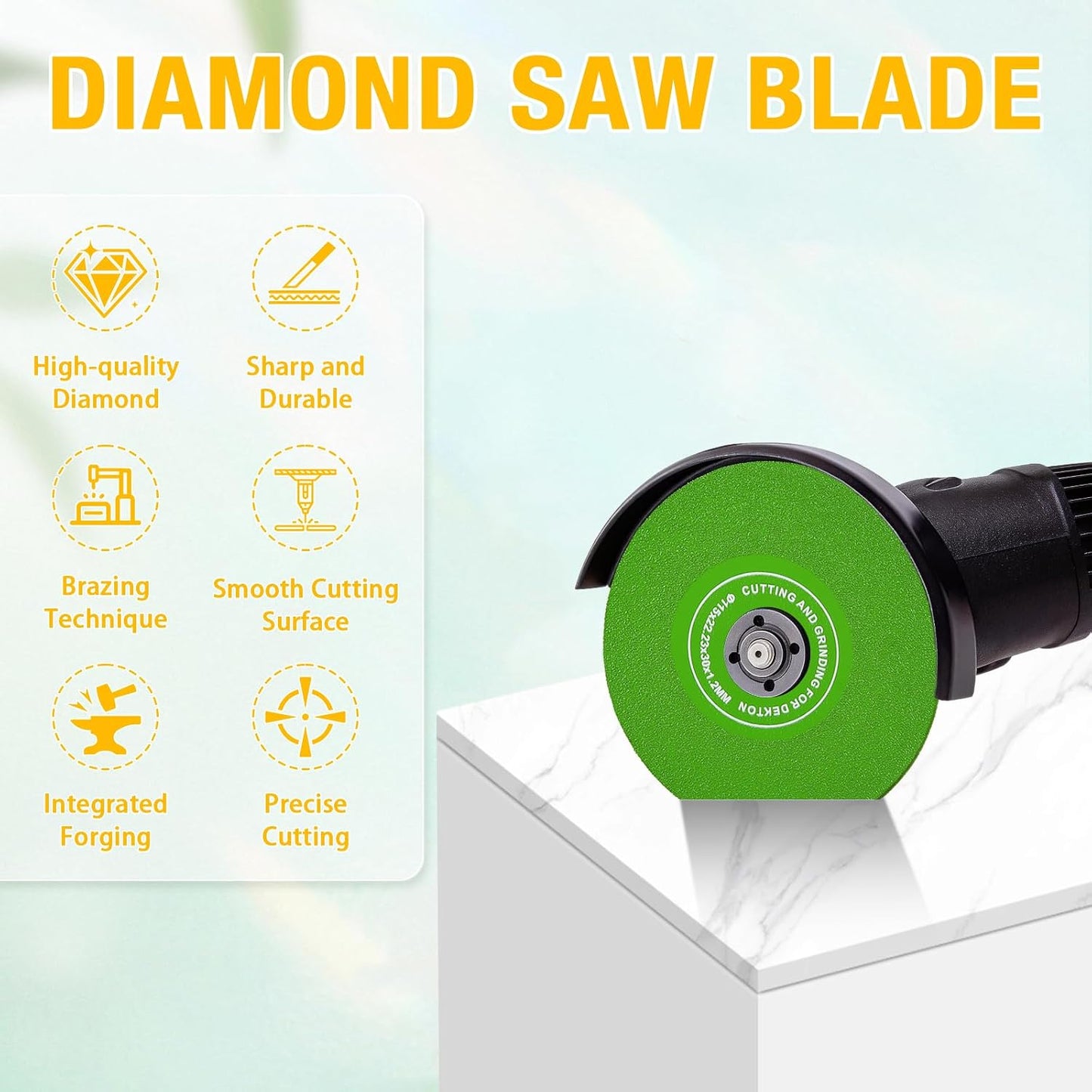 3Pcs 4.5Inch Glass Cutting Disc