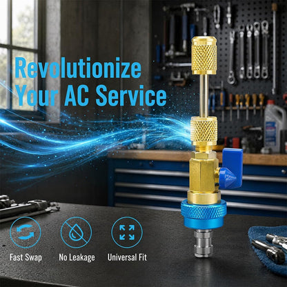 R134A Valve Core Remover Installer, High Low Pressure AC Valve Core Tool