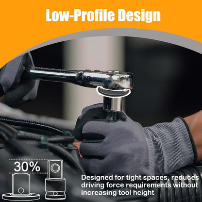 Magnetic Drive Ratchet Wrench Adapter Set