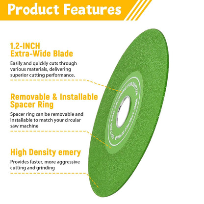 3Pcs 4.5Inch Glass Cutting Disc