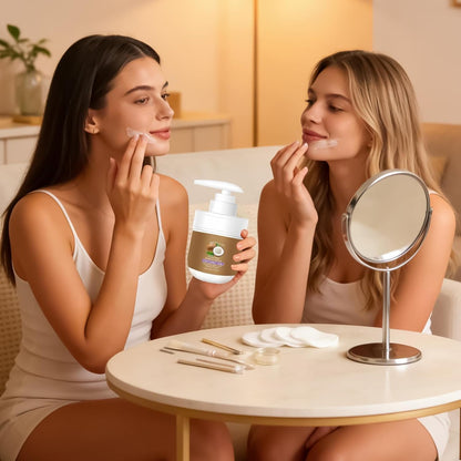 Facial Hair Removal Cream with Coconut Oil, 100g – Gentle Depilatory Cream for Face, Body, Bikini Area, Legs, Underarms, Chest, Back, Stomach, Upper Lip, Chin & Eyebrows