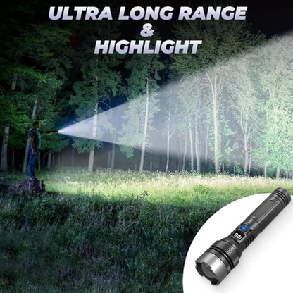Super Bright Waterproof Flashlight with Telescoping Zoom