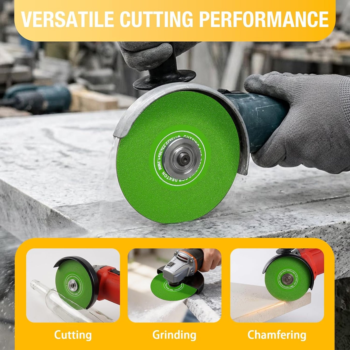 3Pcs 4.5Inch Glass Cutting Disc