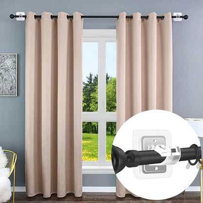 10 Pack No Drilling Self Adhesive Curtain Rod Holders