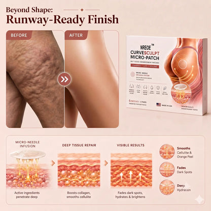 Nreoeo™ CurveSculpt Micro-Patch ✦ Sculpt • Firm • Smooth Lower Body Curves ✦ Micro-Needle Infusion System