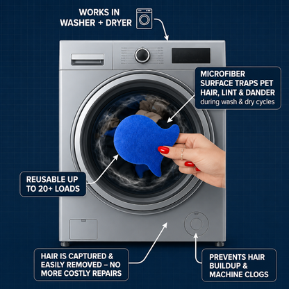 ⏳LAST DAY BUY 2 GET 1 FREE!💦Pet Hair Catcher for Washing Machines