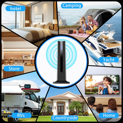 Digital TV Antenna | Support 4K 1080p&Long Range Reception