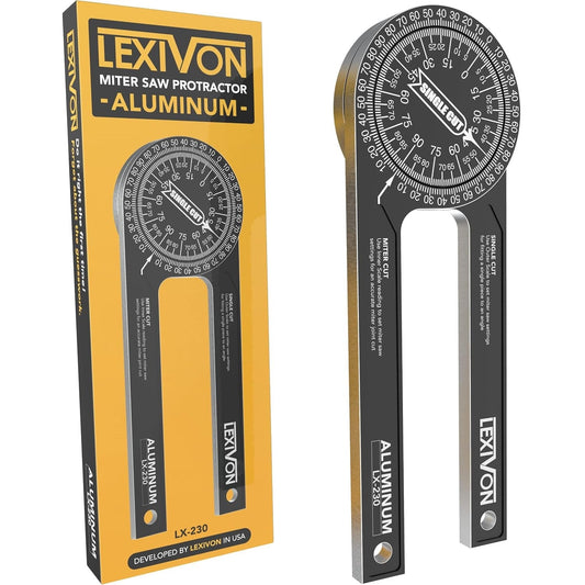 7-Inch Rust Proof Angle Finder Featuring Precision Laser Engraved Scales