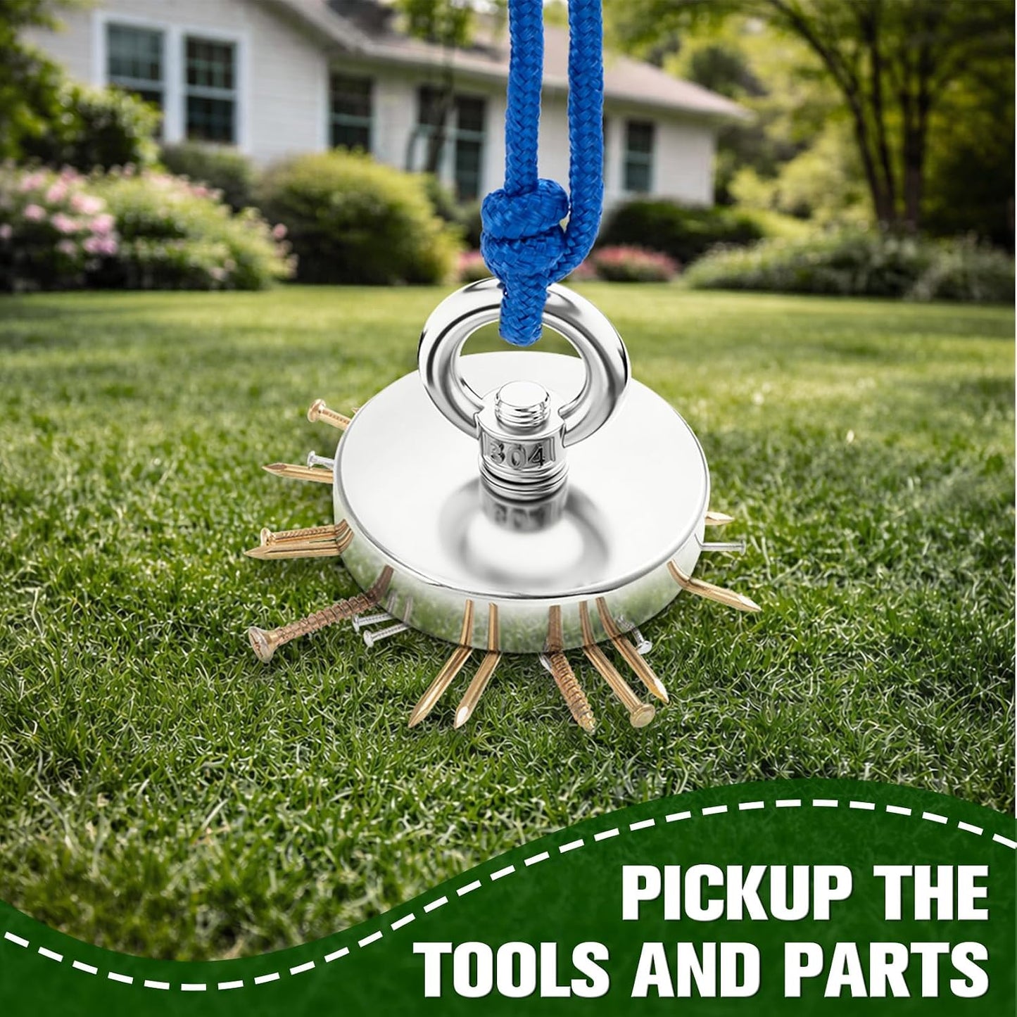 Heavy Duty Fishing Magnets with Countersunk Hole