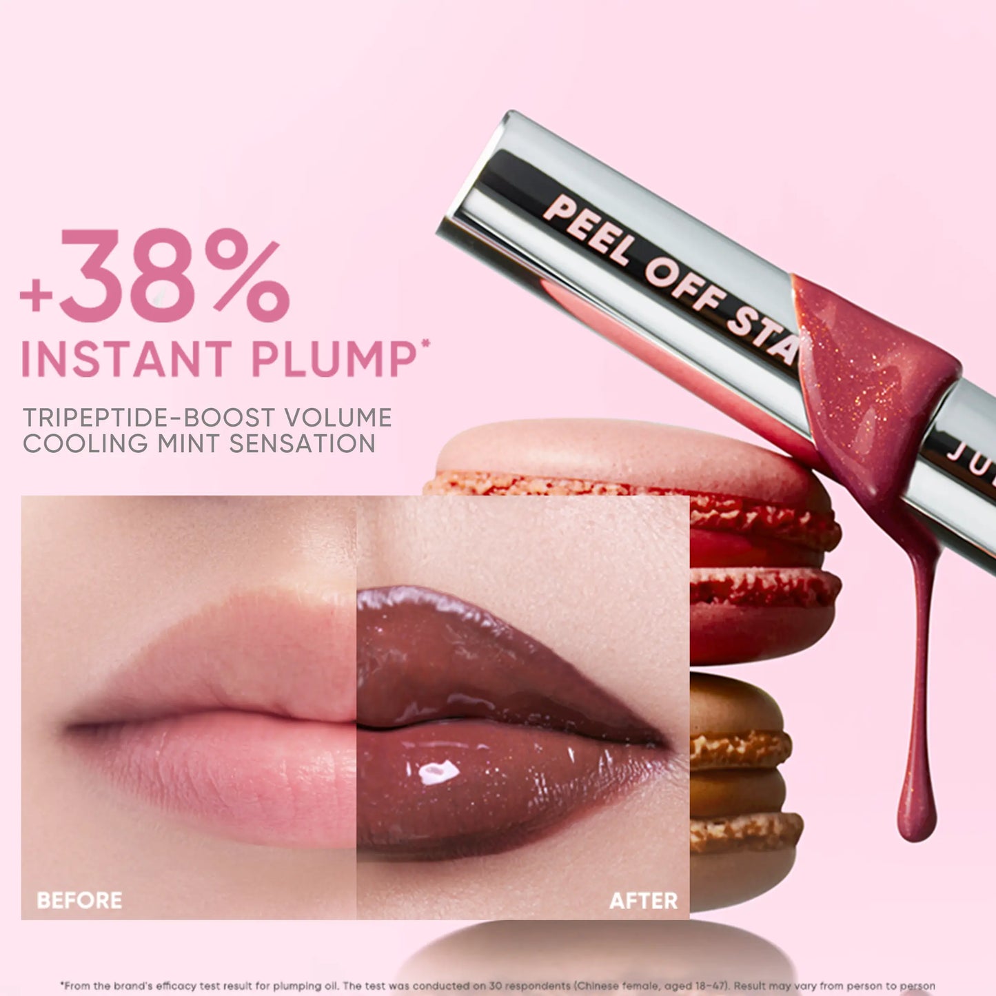 Peel Off Stain & Plumping Oil Duo - 2 in 1 Lip Combo