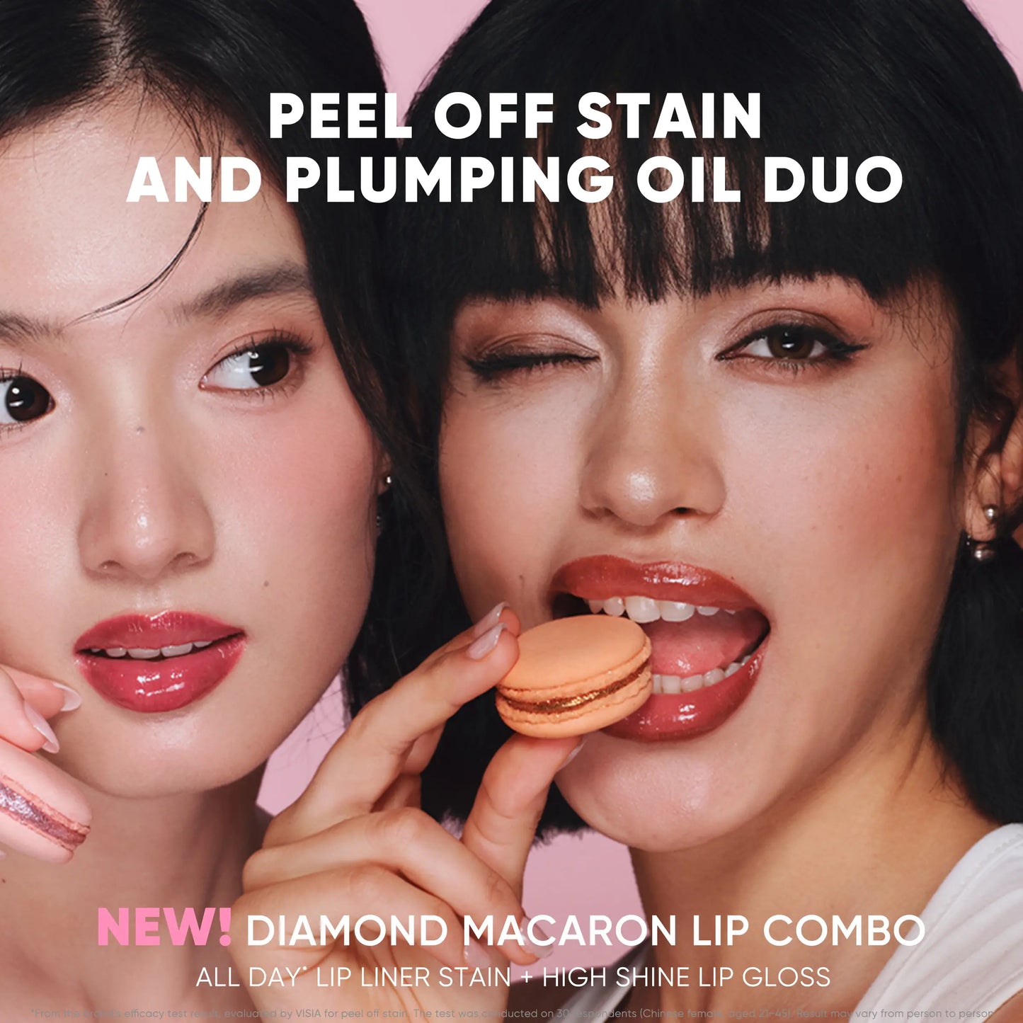 Peel Off Stain & Plumping Oil Duo - 2 in 1 Lip Combo