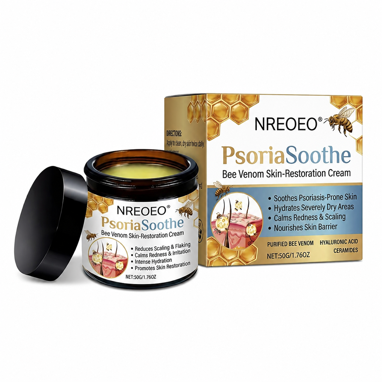 Nreoeo® PsoriaSoothe Skin Care Cream