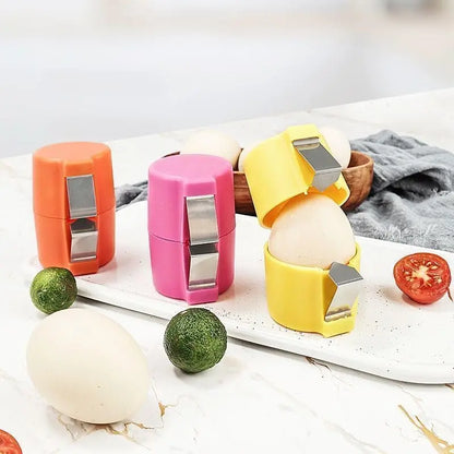 Egg Shell Opener, Egg Separator Egg Cracker Egg Peeler for Raw Eggs