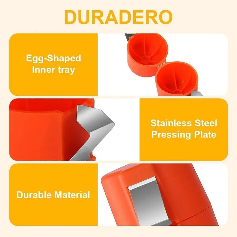 Egg Shell Opener, Egg Separator Egg Cracker Egg Peeler for Raw Eggs