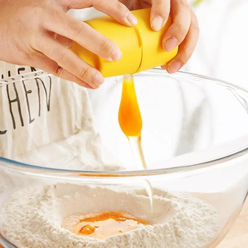 Egg Shell Opener, Egg Separator Egg Cracker Egg Peeler for Raw Eggs